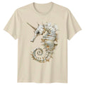 Boho Seahorse T-Shirt Sea Animal Gift For Him And Her