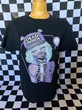 KAWAII KRYPT Logo DEAD INSIDE Anime T-Shirt SKULL Shirt SKELETON Top Sz M