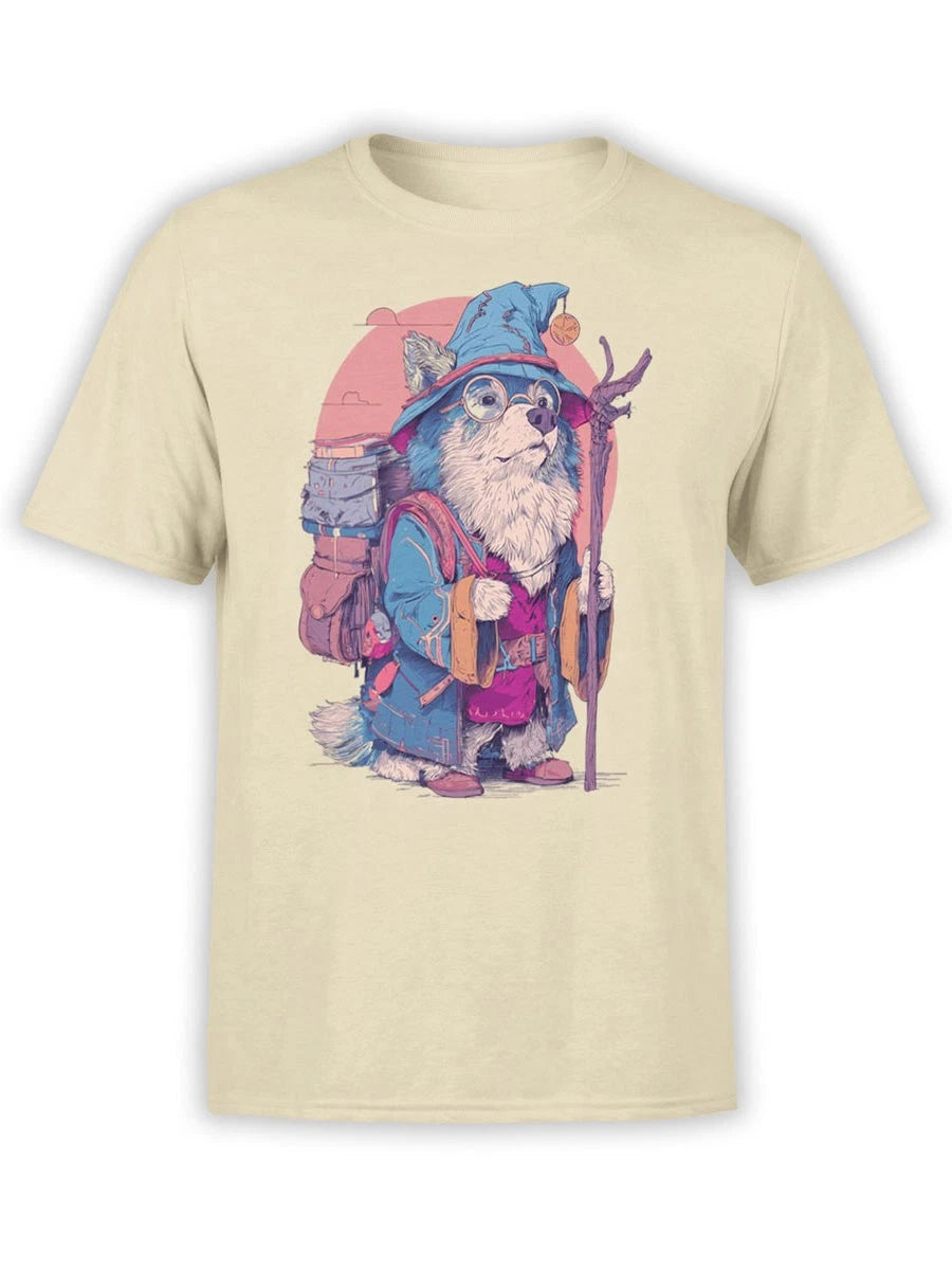 FANTUCCI Wizard Woof T-Shirt | Fantasy Dog Graphic Tee | Unisex