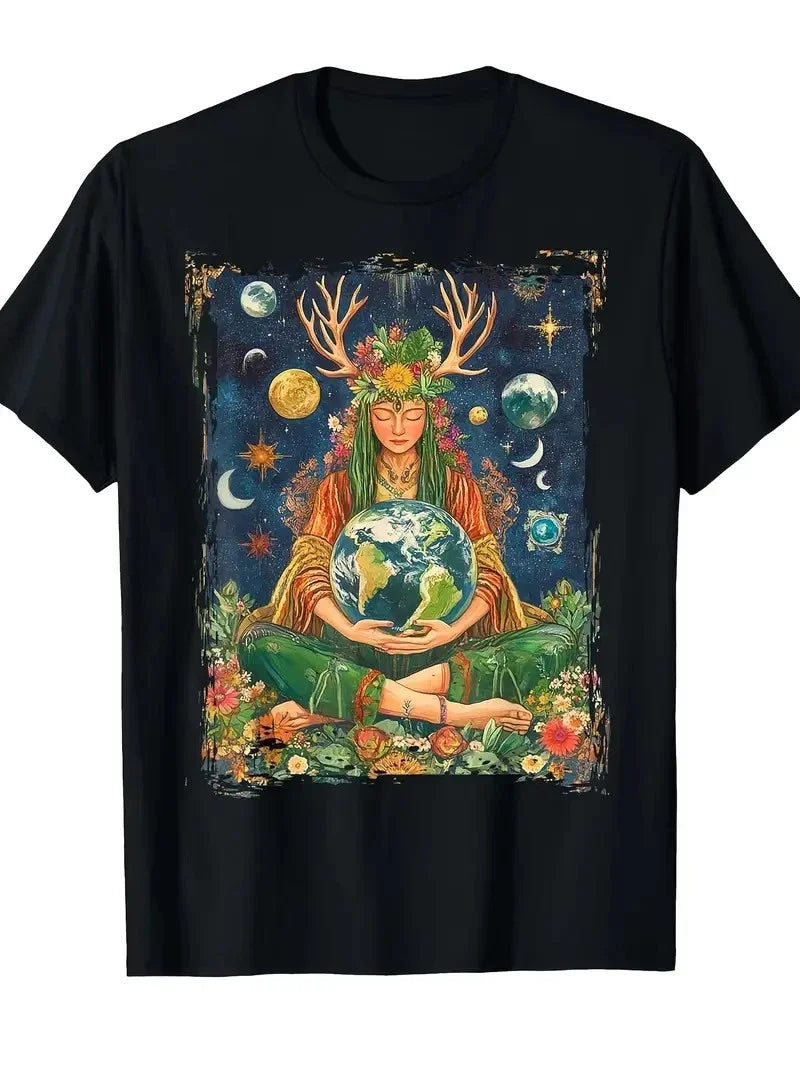 Greek Goddess Pagan Mother Earth Day T-Shirt