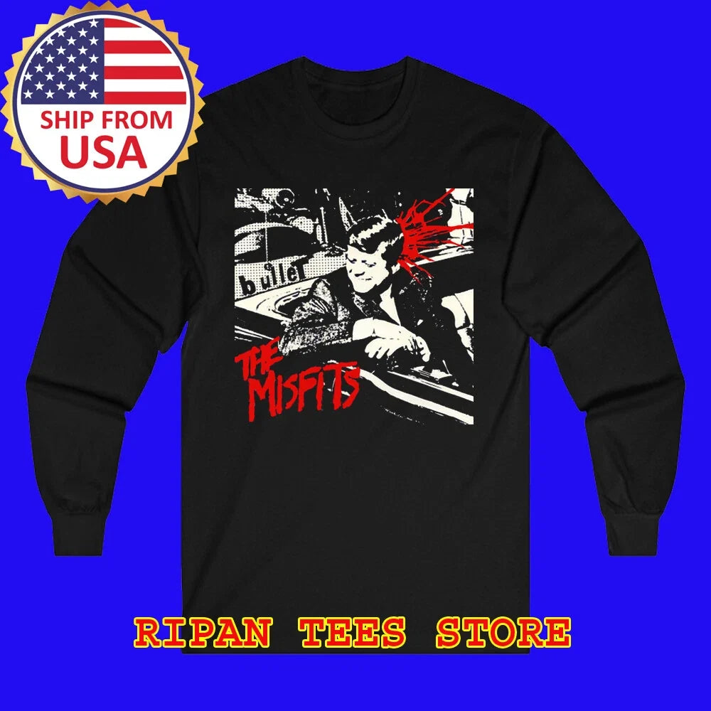 The Misfits 70's 80's Kennedy Men's Black Size S - 3XL