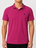 Timberland Men's Pink Slim Fit Polo Shirt XXL 100% Cotton Logo