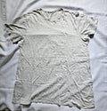 Men’s White T-Shirt Size L Basic Casual Crew Neck Short Sleeve Tee Minimalist
