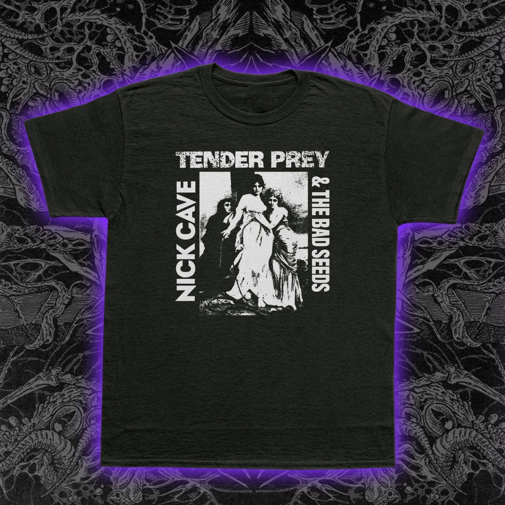 Nick Cave Tender Prey T Shirt Post Punk Band Graphic Tee Unisex Retro