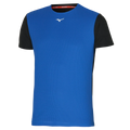 Mizuno Mens DRYAEROFLOW Gym T-Shirt - Blue / Black