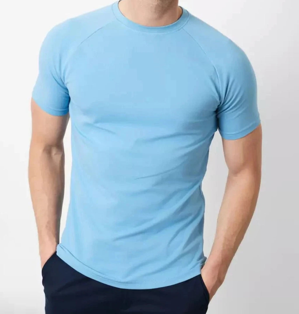 New Tailored Athlete Muscle Fit T-Shirt, Soft Blue, Medium