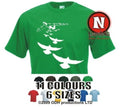 DOVE BOMBER t-shirt urban art graffiti stencil peace Banksy style anti war peace