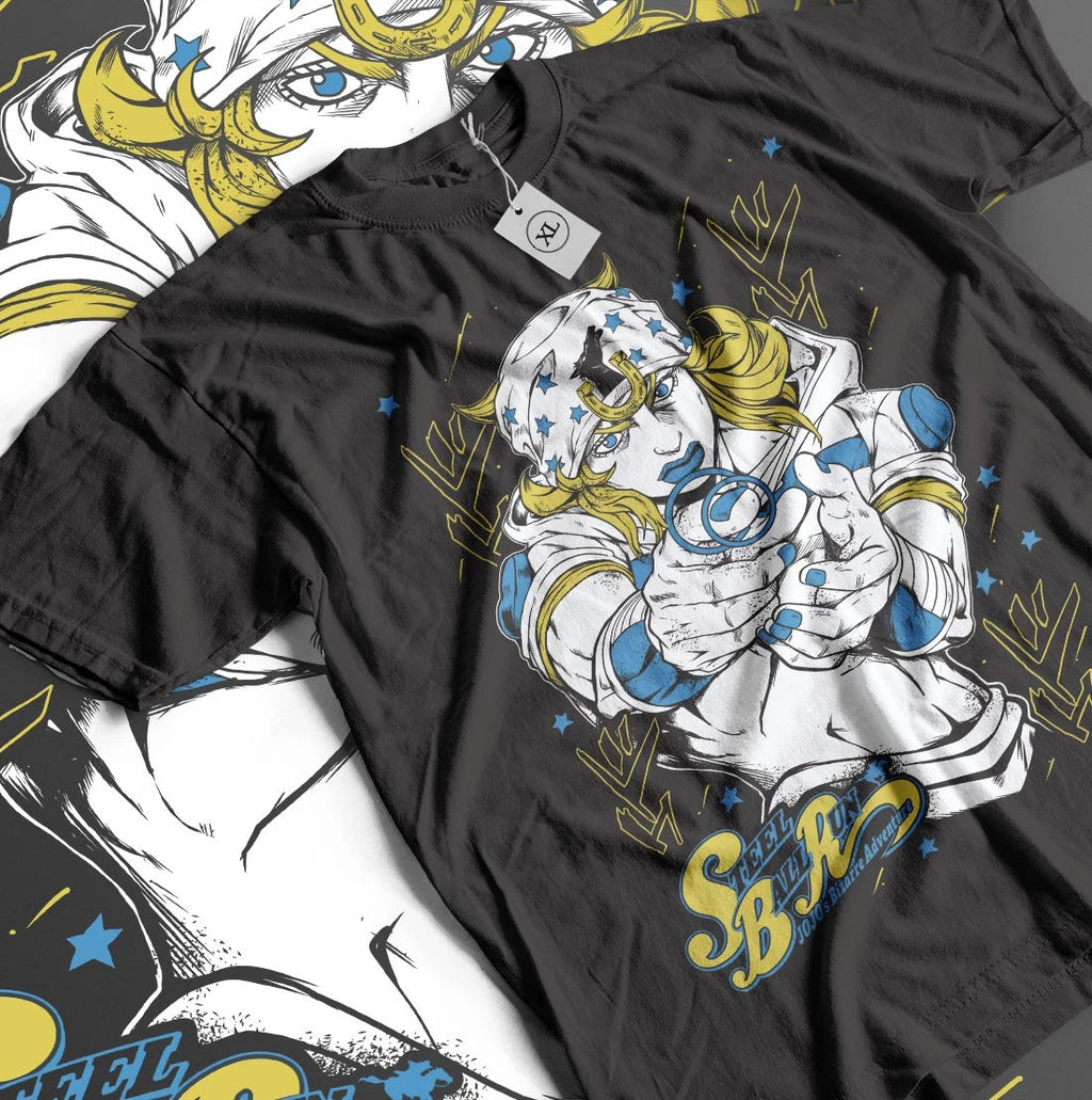 Jojo's Bizarre Adventure T-shirt Anime Manga Graphic Design Shirt Tee All Size