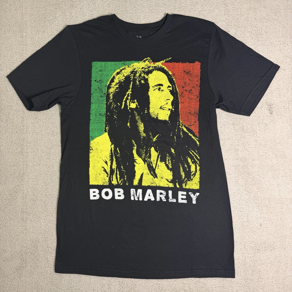 Bob Marley T Shirt Men’s Small Zion Rootswear Black Graphic Print