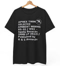 Aphex Twin Selected Ambient Works 85–92 Unisex T-Shirt: IDM/Ambient Techno Tee