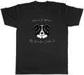 Dog Pet Lover Mens T-Shirt Home is where my Border Collie is Tee Gift