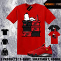 Shirt To Match AJ 14 Ferrari 2025 Sneaker Matching Tee Sneakerhead S Dog T-Shirt