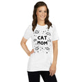 Unisex T-Shirt Cat Mom | Minimalist Cat Graphic Shirt |