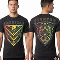 AMERICAN FIGHTER Heather Black ALBERTA Athletic Graphic T-shirt NWT