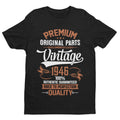 Vintage 1946 80th Birthday T Shirt 80 in 2026 Premium Original Parts Mostly