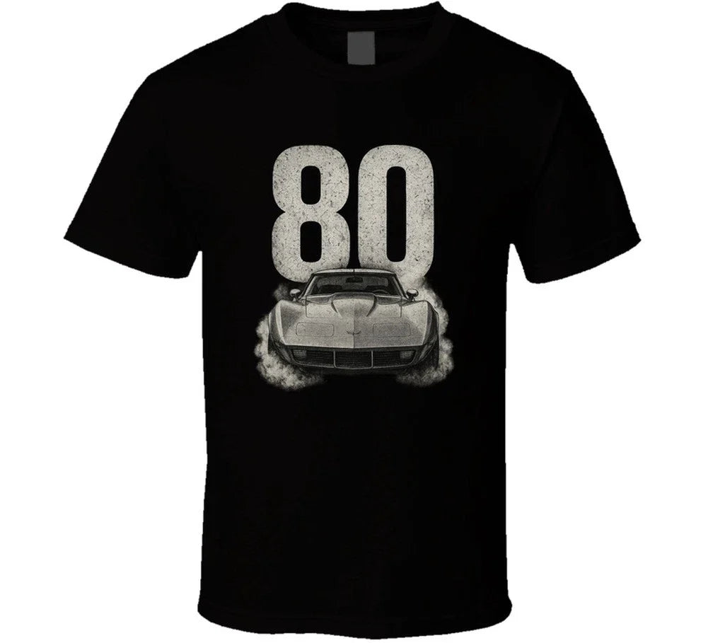 1980 Vette Muscle Car Fan T Shirt