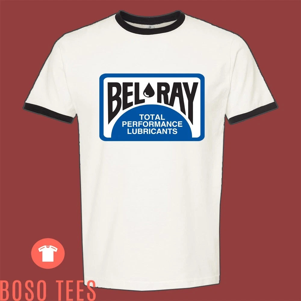 Bel Ray Racing Oil Men's Ringer Black Size S-3XL