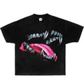 Neniom Grillz Dog Bite Boxy Vintage Shirt Tee Streetwear Y2K