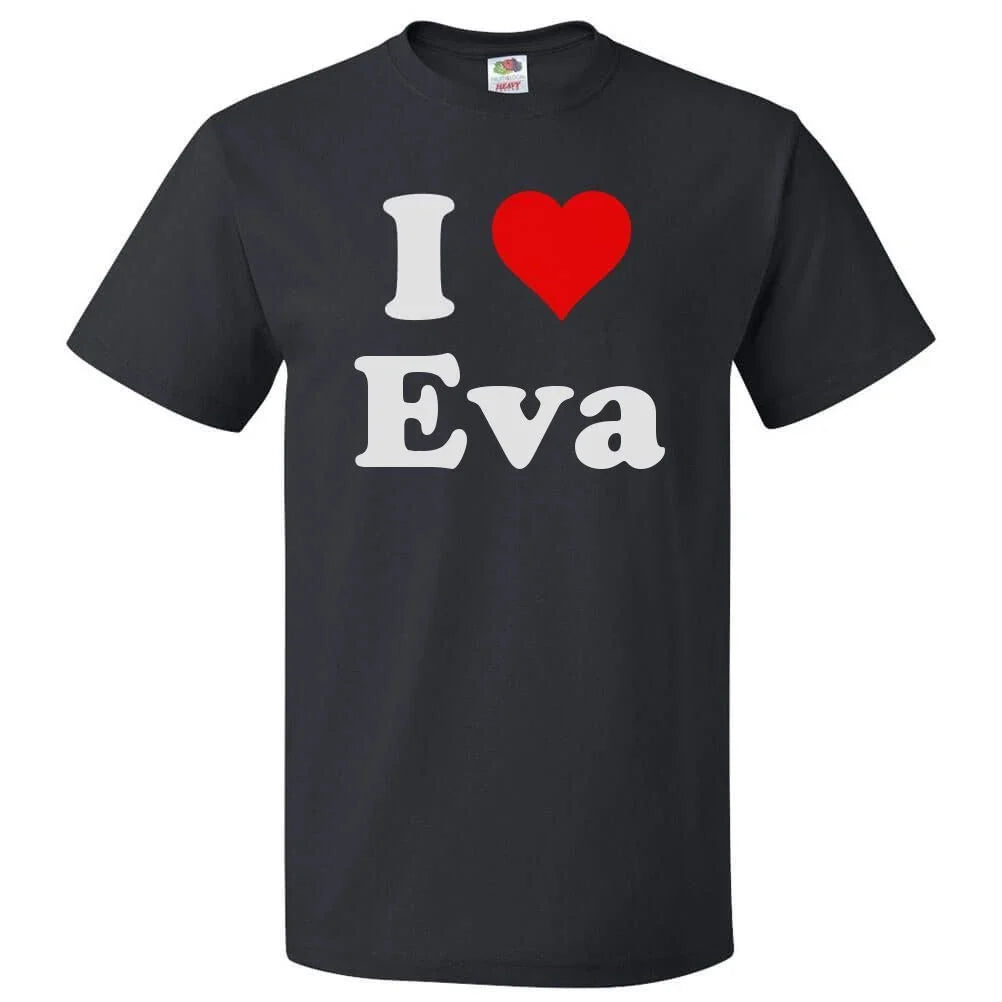I Love Eva T shirt I Heart Eva Tee