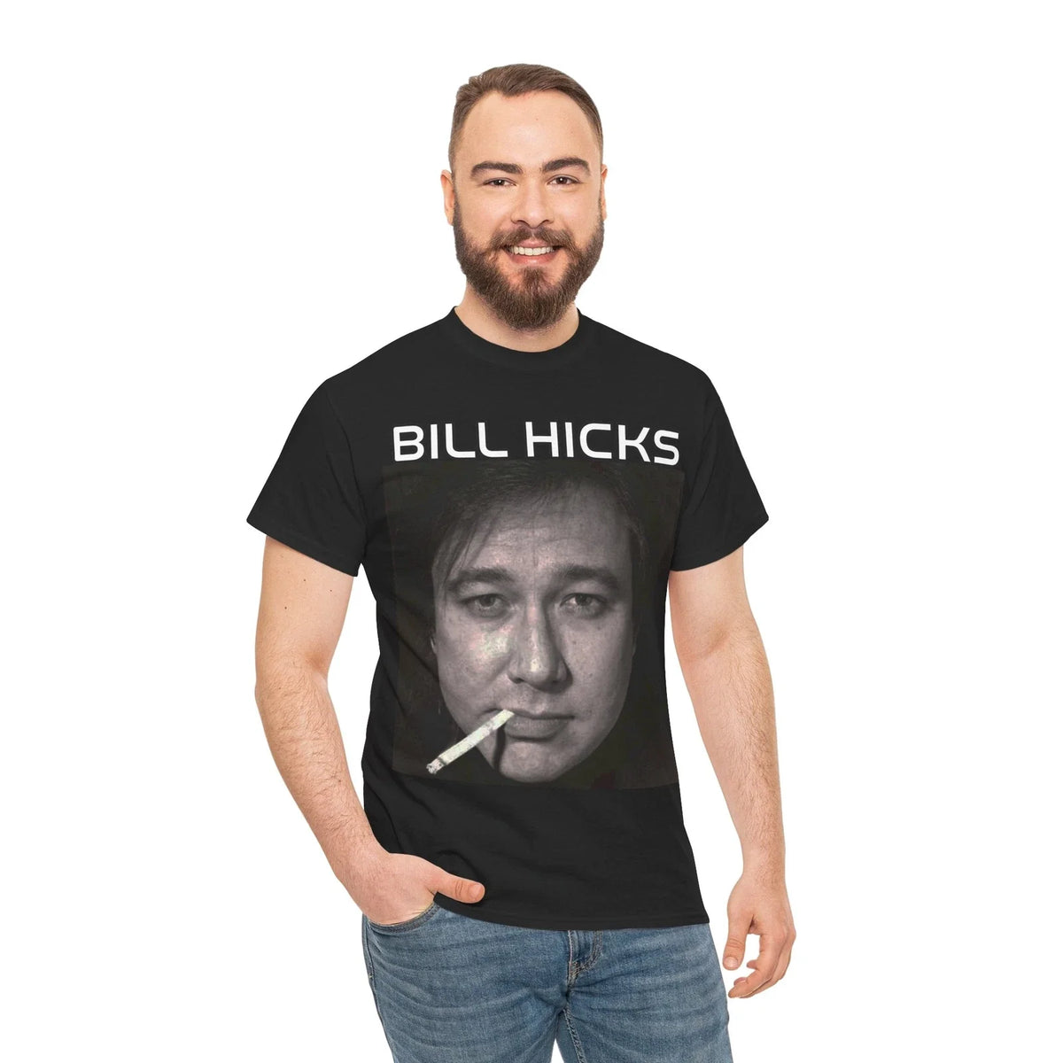 Bill Hicks Comedy Legend Unisex Heavy Cotton Tee