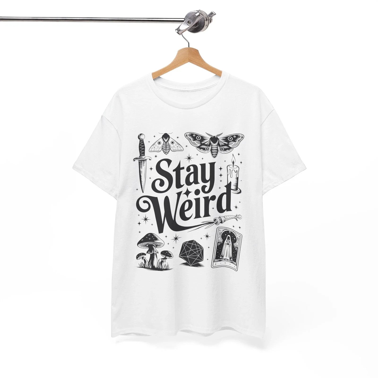 Funky & Fun T-Shirt | Stay Weird & Be Creative Tee | STAY WEIRD Shirt