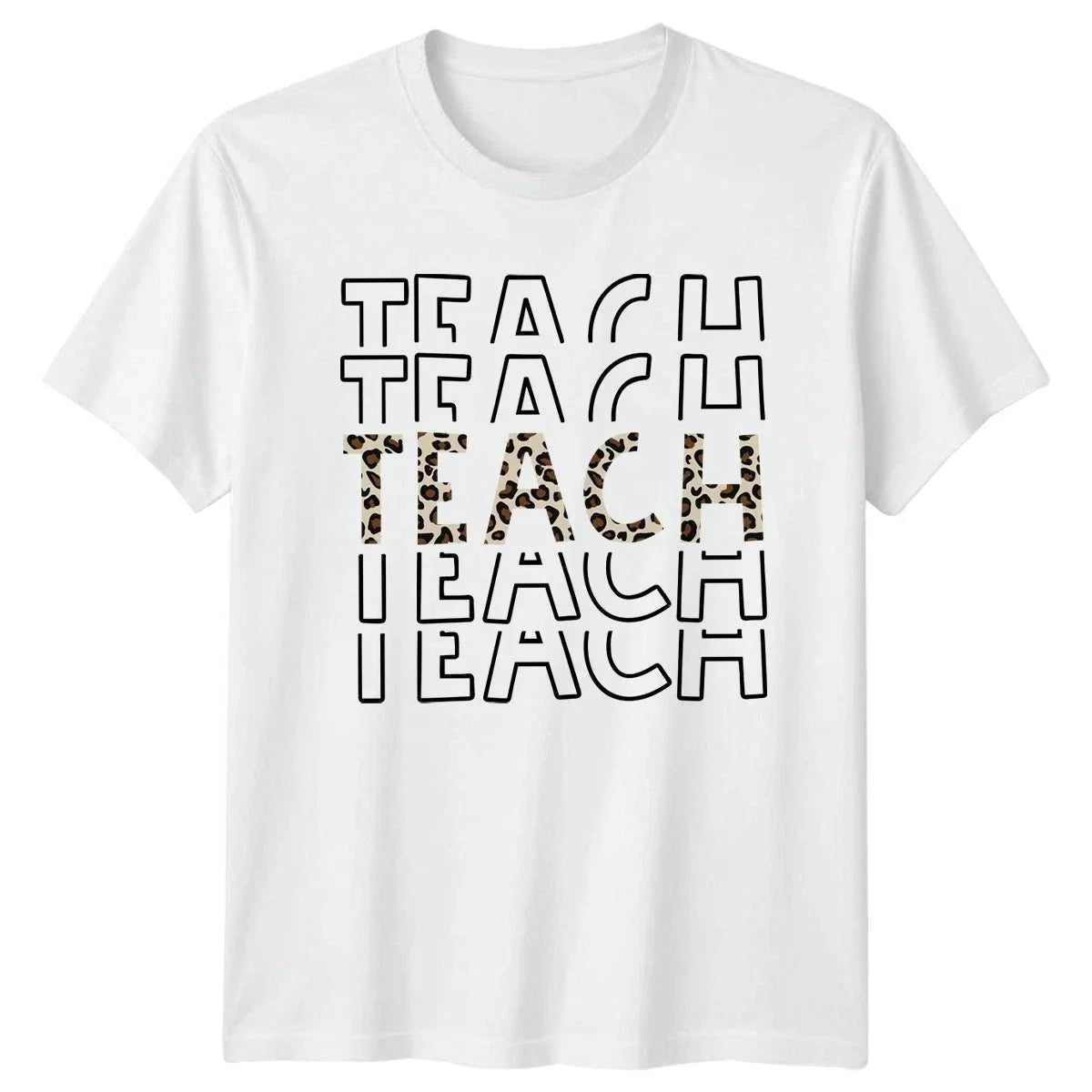 Teach Teach Teach Womens T-Shirt Teacher Appreciation Gift For Her