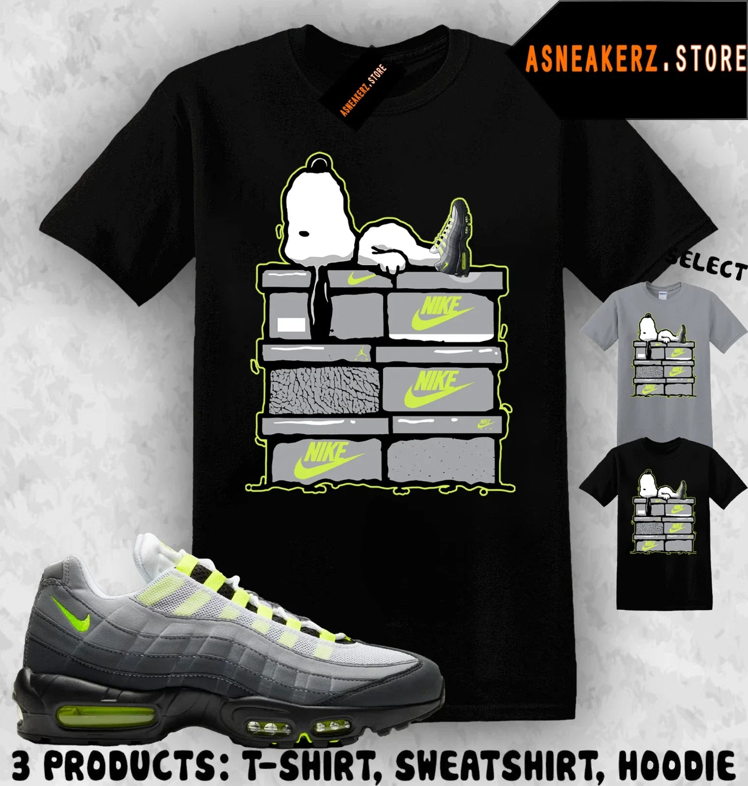 Tee Shirt Matching AM 95 Big Bubble Neon 2026 To Match Sneaker S Dog Sneakerhead