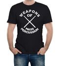 Weapons of Mass Percussion T-Shirt - Funny t shirt retro drum drummer joke music