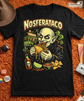 Nosferataco T-Shirt - Funny Nosferatu Vampire Horror Campy Taco Lovers Tee XS-5X