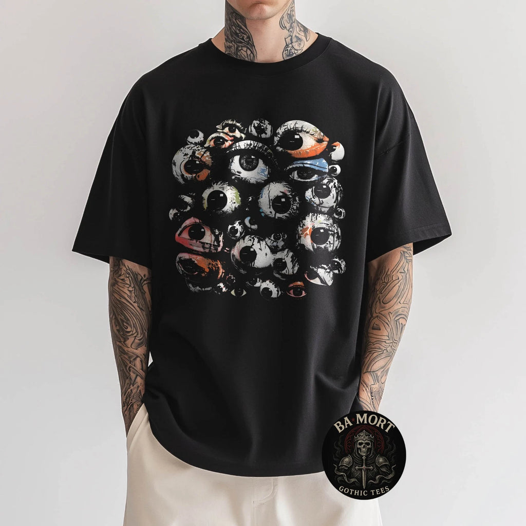 Eyes Eyeballs Weird Grunge Goth Alt Odd Strange Aesthetic T-Shirt