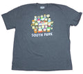 South Park Adult New T-Shirt  - Giant Character Cast Pic