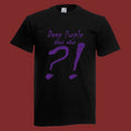 DEEP PURPLE  NOW WHAT Men's Black Size S-5XL
