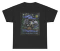 Van Gogh Down By The River Mordor Starry Night T Shirt Artistic Humor Meme Tee
