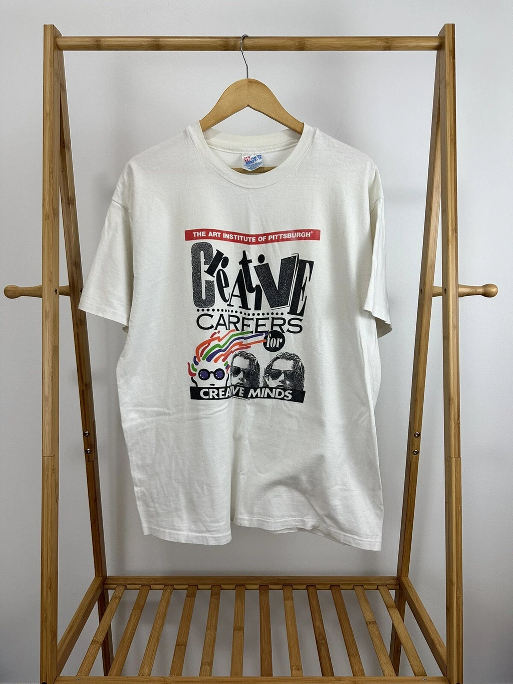 VTG Art Institute Of Pittsburg Creative Careers For Creative Minds T-Shirt Sz XL
