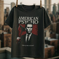American Psycho T-Shirt Patrick Bateman Horror Movie Tee Halloween Unisex