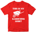 This is My Gardening Shirt T-shirt Gardening Maintenance Plants Novelty Gifts