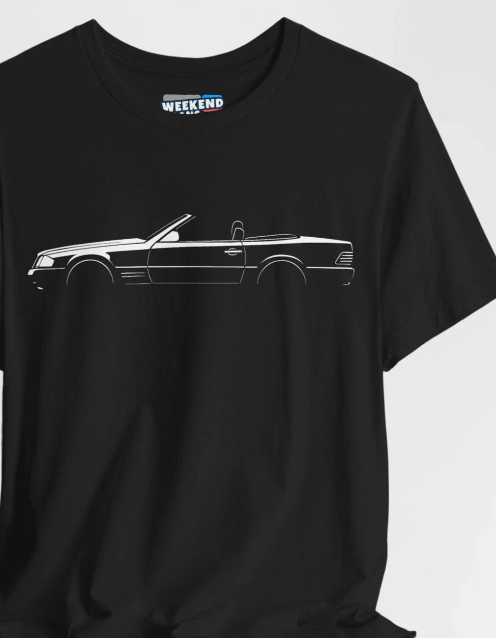 R129 Mercedes SL Roadster Silhouette Shirt : 1989 - 2002 SL-Class Graphic TShirt