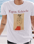 Egon Schiele T shirt | Male Nude | Austrian Painter | Unisex Premium Cotton