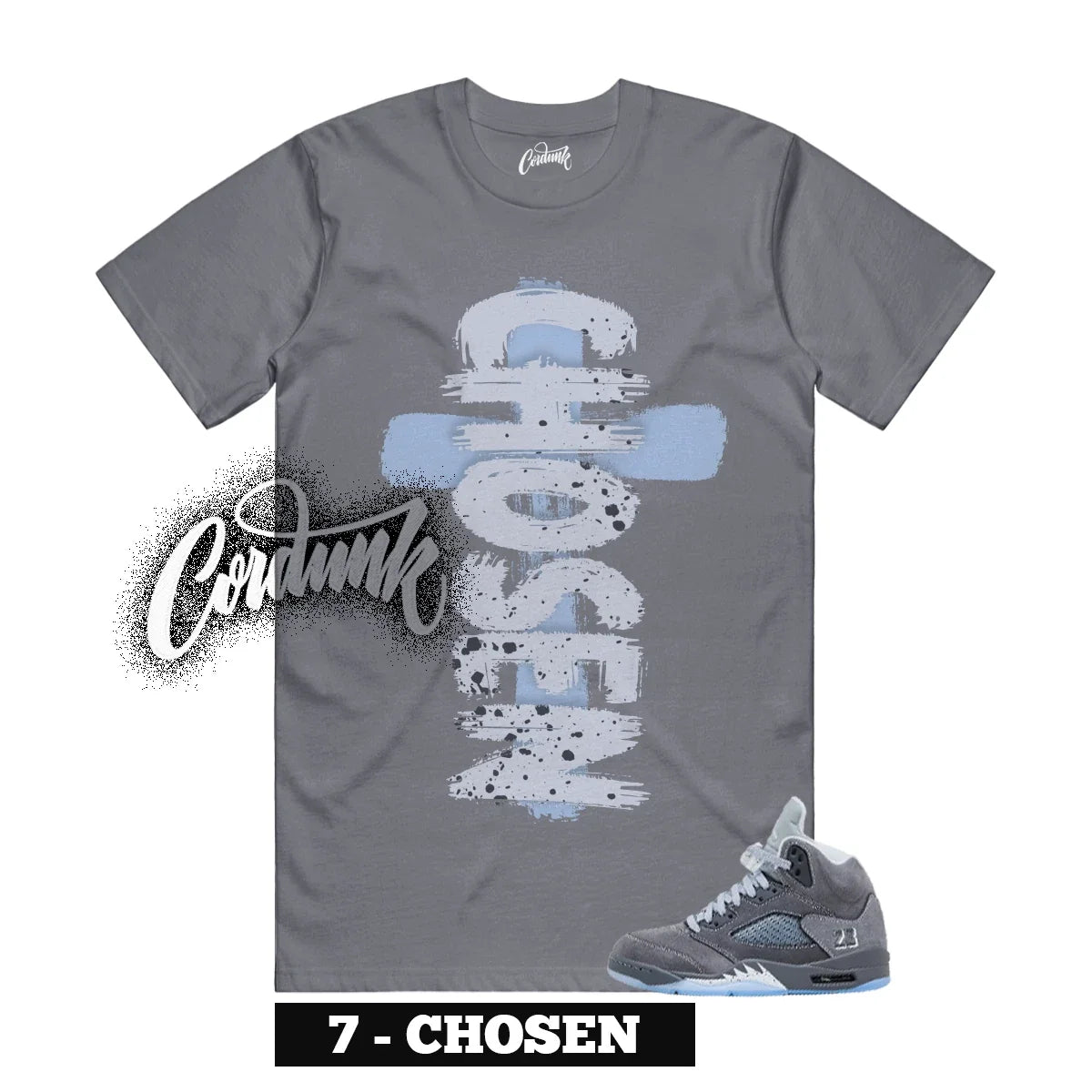 5 Wolf Grey Light Graphite White Cool 2026 Comfort Colors T Shirt Match CHOSEN