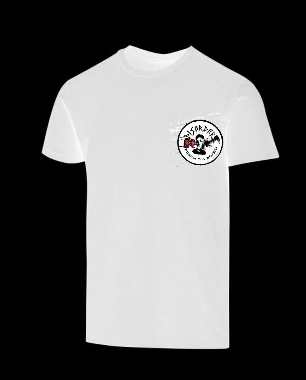 Disorder  punk T Shirt-official band merch-Size XL white. Fruit of the loom