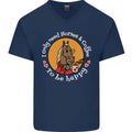 Equestrian I Only Need Horses and Coffee Mens V-Neck Cotton T-Shirt