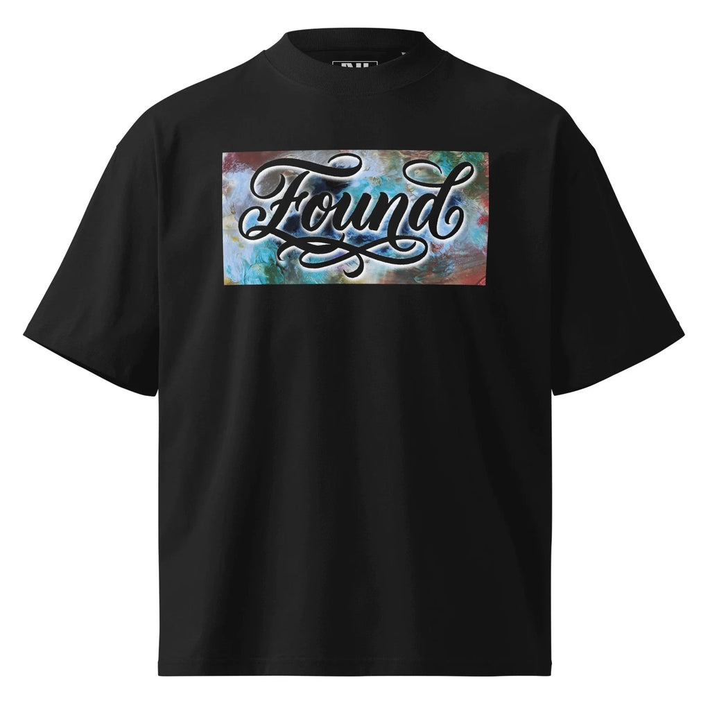 Found Oversized Organic 100% Cotton T-Shirt, Graphic Tee Wearable Art |  MOEBEER
