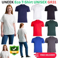 UNEEK GR31 Eco T-Shirt | Unisex Organic & Recycled Cotton Crew Neck | Soft