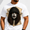 Gothic Clown Girl Shirt Dark Aesthetic Graphic Tee Emo Grunge Streetwear