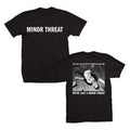 Minor Threat We're Just a Minor... Punk Music Adult Tee Shirt Mens Size L Black