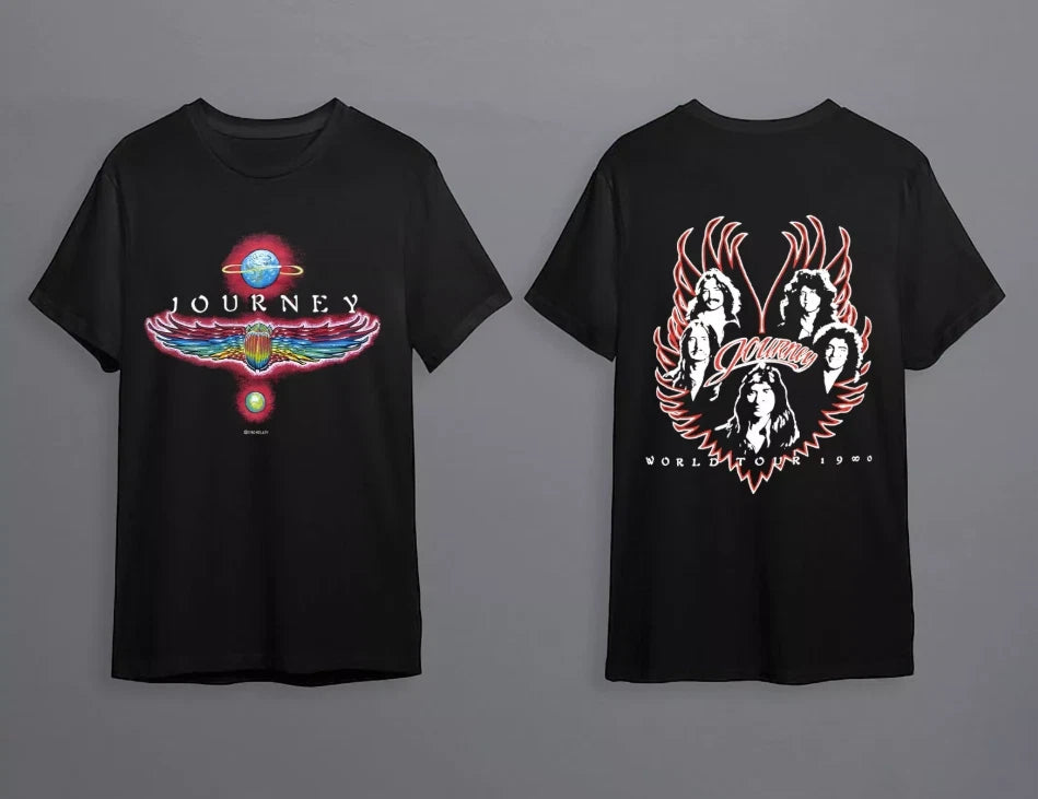 80s Journey Departure 1980 Album Cover Art Alton Kelley Rock t-shirt
