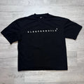 SleeperBuild Heavy Oversized Minimalist Tee Black Size Small Men's Gym Workout