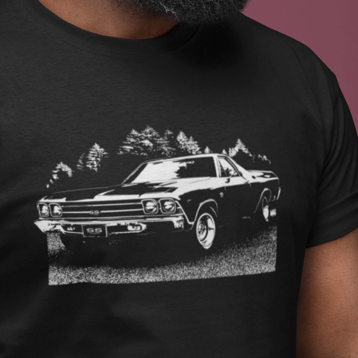 Classic car shirt featuring 69 El Camino SS 396 - Unisex Tee - 1969 Chevy truck