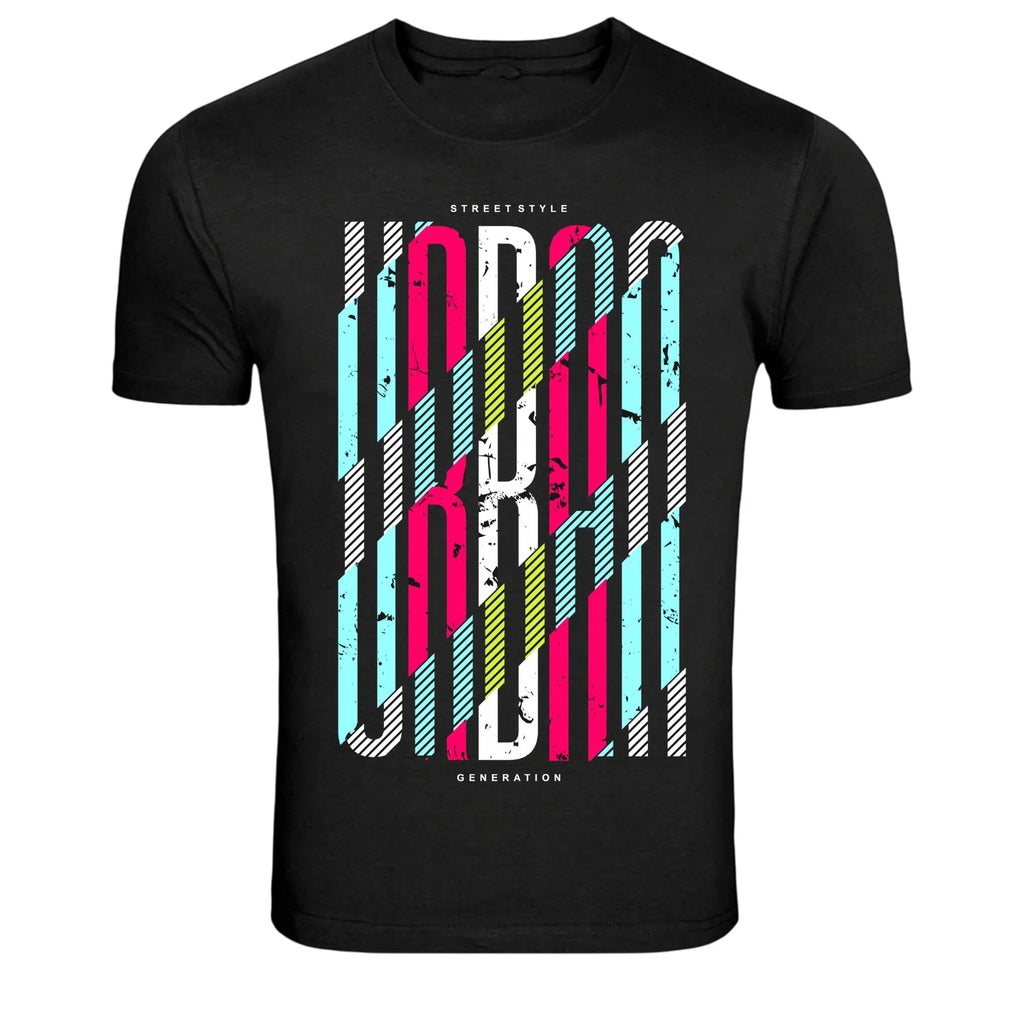 Urban Street Style Abstract Graphic T-Shirt