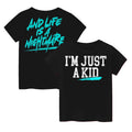 Simple Plan I'm Just A Kid Graphic Multicolor Short Sleeves Unisex T Shirt